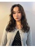 ロングパーマ / オリーブブラウン 【札幌/ 大通】