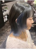 イルミナカラー/カラー/フェイスフレーミング/シルバー