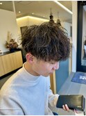 縦落ちツイストスパイラル×マッシュスタイル