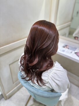 アソビ 表参道(ASOBI) ブリーチなしダブルカラー/オレンジブラウン