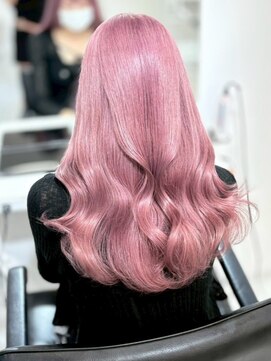 ランテルディ 渋谷(LANTERDIT) ハイトーンピンク 韓国ヘア ブリーチ ハイトーン 艶髪 透明感