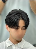 韓国メンズヘア/カルマパーマ/ニュアンスパーマ*渋谷/MEN'S/眉毛