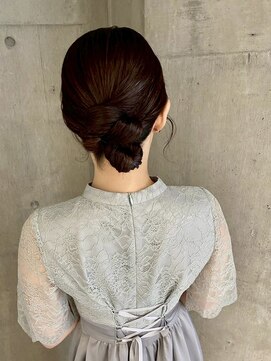 エイミー 伏見店(aemii) 大人綺麗めシニヨン