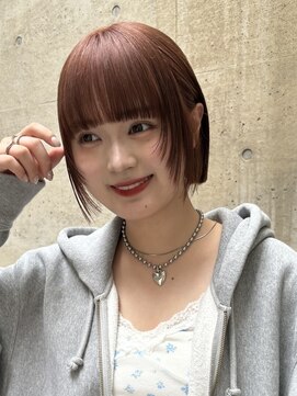 メゾンアクア 表参道(Maison ACQUA) ◎ミニボブ縮毛矯正髪質改善ストレート顔まわりレイヤーカット