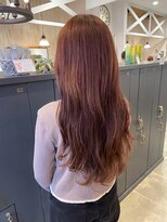 コスタ オブ リシェール(The COSTA of RICHAIR)&nbsp;ピンクブラウン/赤みブラウン/レイヤーカット/越谷
