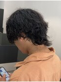 MEN’S HAIR/サーフカール/刈り上げセンターパート/船橋