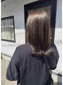 大人グレージュ/艶感カラー/ブリーチなし