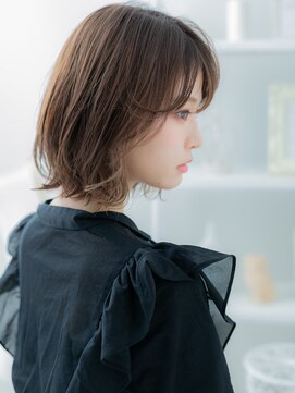 モッズヘア 越谷(mod's hair) シースルーバング伸ばしかけレイヤーロブA1越谷20代30代40代