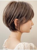 似合わせカット30代40代50代ショートボブくびれレイヤーカット