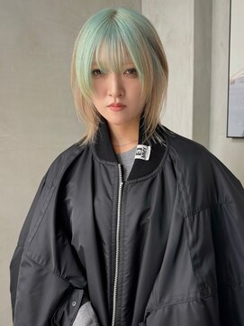 ネハス 名古屋栄店(nehus.) ブリーチ/クラゲヘアー/小顔に見せるヘア/ココアベージュ