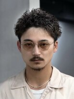 フィフス トウキョウ (fifth TOKYO) 渋谷スパイキーパーマツイストスパイラルパーマ短髪アップバング