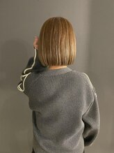 アピューズ ヘアー 芦屋(Apiuz Hair) 切りっぱなしボブ