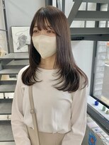 ヘアー アイス 御器所本店(HAIR ICI)&nbsp;美髪ストレート×髪質改善◎艶髪20代30代グレージュブラウン