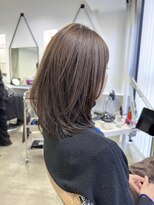 メモリーズ 表参道(Memories) 20代30代オリーブグレージュ×レイヤーカットでおしゃれに可愛く