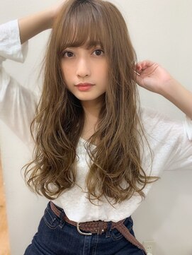 マリアバイアフロート(Maria by AFLOAT) フォギーアッシュで透明感！アンニュイパーマロング♪