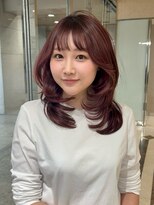 エッセンザ 梅田(ESSENZA) レイヤーカットミディアムレイヤーレイヤースタイル海外レイヤー