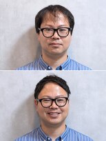リライブ 名古屋(RELIVE) 30代40代U字アップバングメンズショート名古屋国際センター