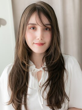 カバーヘアアンドスパ ブリス 浦和(COVER HAIR&SPA bliss) フェイスフレーミングローライトカラーフェミニンロング20代X