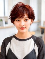 ルービック(Rubik's)&nbsp;大人可愛いマッシュショート×赤みブラウン