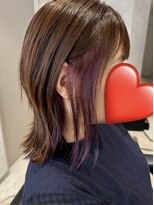 リグ(Lig)&nbsp;インナーカラー×パープル