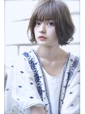 【roijir 表参道】大人フェザーボブ×くすみオリーブ