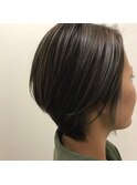 大人ショート＿くせ毛風,ヘアアレンジ,クラシカル