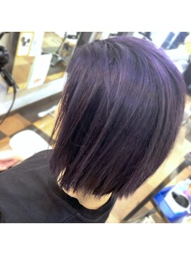 トゥエンティーフォー(24) 暗髪でも透明感!色落ちキレイなダークパープル