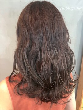 セシルヘアー 京都駅前4号店(Cecil hair) パープルガーネット