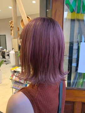 クルニエ(crenier) crenierで作る薄ピンクボブ●