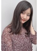 小顔ミディアム大人かわいいヘア