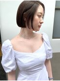 王道の可愛さ○ワンレンフスボブヘアー