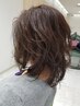 ≪肩につく長さ≫カット+ストレート￥17,050～￥16,280～