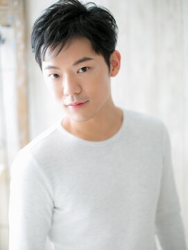 トニーアンドガイメン ホテル京阪仙台店(TONI&GUY MEN) アッシュブラック刈り上げ&ツーブロックショートb