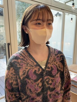 メイクス 表参道(MAKE'S omotesando) 切りっぱなしボブ/ぱつっとボブ