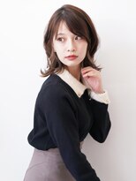 プレジールバイラファブリック(PLAISIR by LA FABRIQUE)&nbsp;PLAISIR草加　　大人可愛いふんわりカール　小顔カット　外ハネ