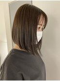 ボブ×グレー