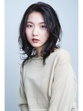 ユニックス モザイクモール港北店(UNIX) 【UNIX港北店】プチウルフセミディ#レイヤー#暗髪#髪質改善