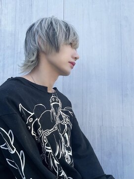 ルフレ 新宿本店1st(Reflet) メンズプルエクスステ/ローライト/ダブルカラー