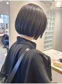 前下がりボブ/ミニボブ/切りっぱなしボブ　銀座/東銀座