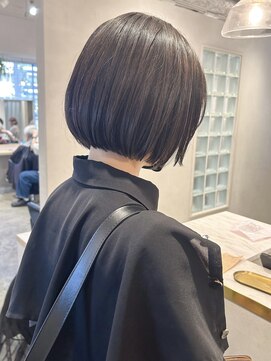レトン 銀座(leton) 前下がりボブ/ミニボブ/切りっぱなしボブ　銀座/東銀座