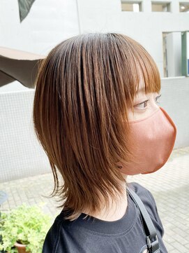 クロードモネ 川越店(Claude MONET) 似合わせ顔まわりカット/ウルフカット/川越/川越駅/透明感カラー