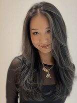 ヨロ 小岩(YOLO) 小岩ハイライトミルクティーグレージュレイヤーカット