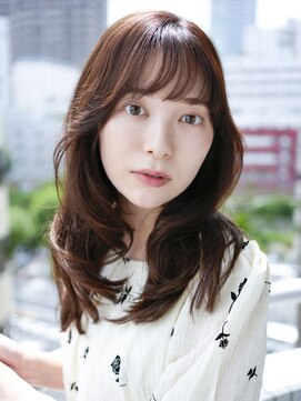 アイティーバイアルバム 下北沢店(IT by ALBUM) くびれウェーブ_グレーベージュレイヤーロング前髪パーマ_9625