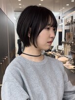 ロンドシエル 横浜(Lond ciel)&nbsp;アッシュ×前髪×美人ショートボブ【横浜ショート】