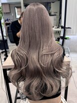 ロウル 渋谷(LOWRL)&nbsp;中明度ラベンダーグレージュ/ブリーチ