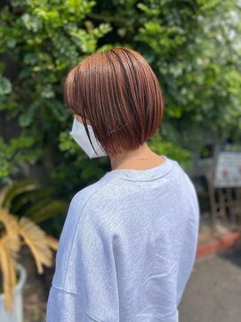 ヘアー クリアー 牟礼本店(hair clear) 髪質改善ショートボブ&艶カラー