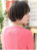 ★黒髪アッシュブラック艶髪マッシュルームヘア20代30代40代★10