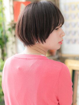 カバーヘア ブリス 上尾西口店(COVER HAIR bliss) ★黒髪アッシュブラック艶髪マッシュルームヘア20代30代40代★10