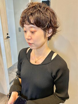 フレーム なんば店(FRAME) ●ショートスタイル×くりっとパーマ