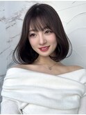 韓国ヘア名古屋ハイレイヤー顔まわりカット前髪ボブタッセル小顔
